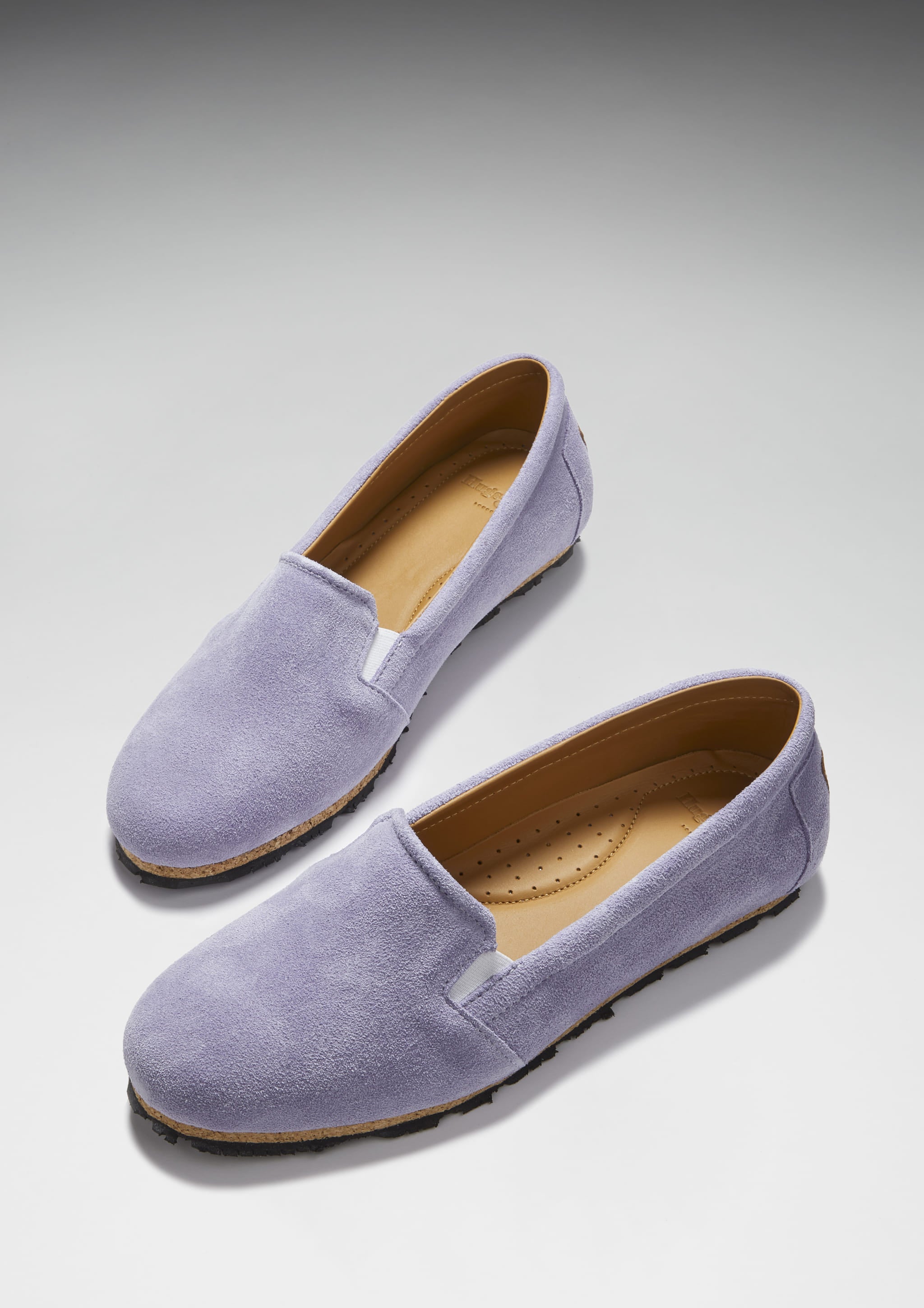 Hugs & Co Womens Continental Espadrilles Lilac Suede