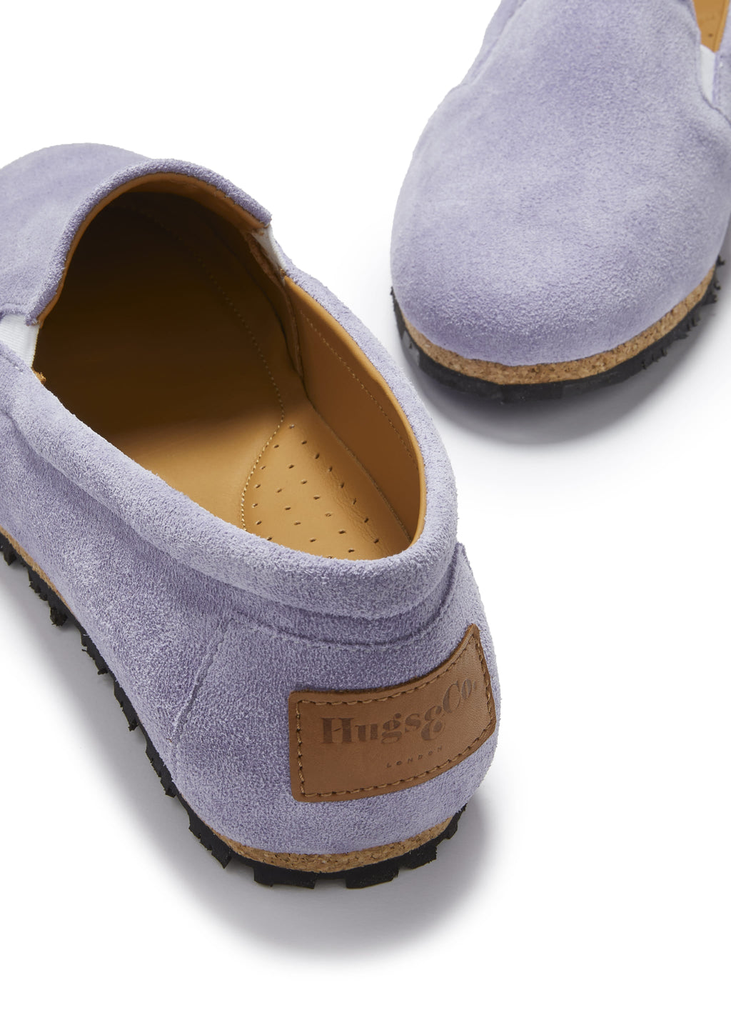Hugs & Co Womens Continental Espadrilles Lilac Suede