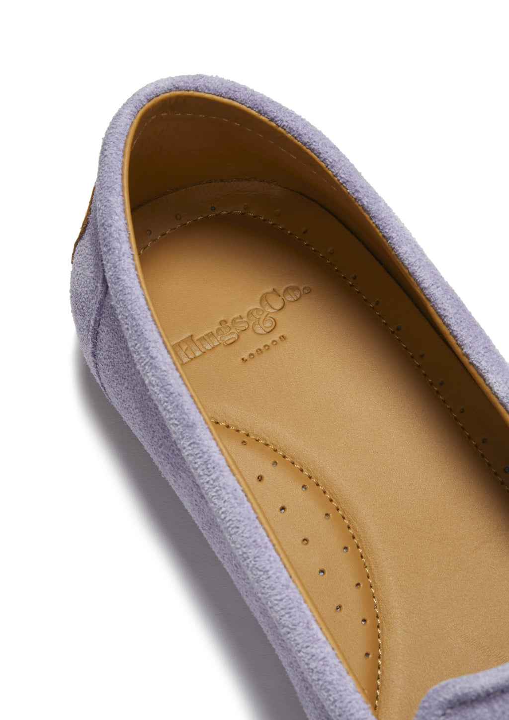 Hugs & Co Womens Continental Espadrilles Lilac Suede