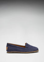 Hugs & Co Womens Continental Espadrilles Navy Blue Suede