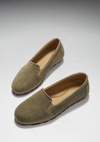 Hugs & Co Womens Continental Espadrilles Truffle Suede