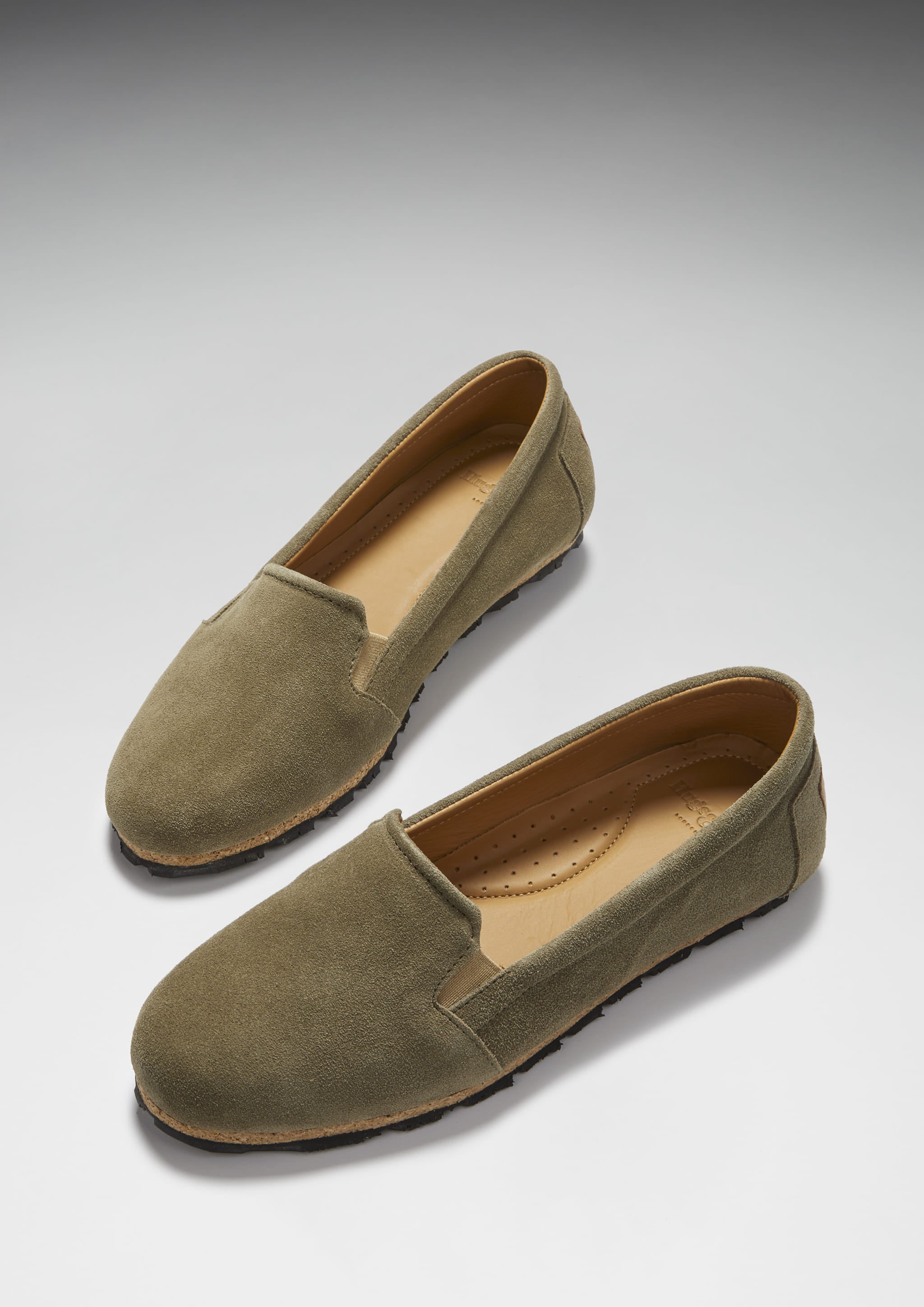 Hugs & Co Womens Continental Espadrilles Truffle Suede