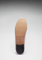 Hugs & Co Womens Penny Loafers Leather Sole Ice Pink Suede