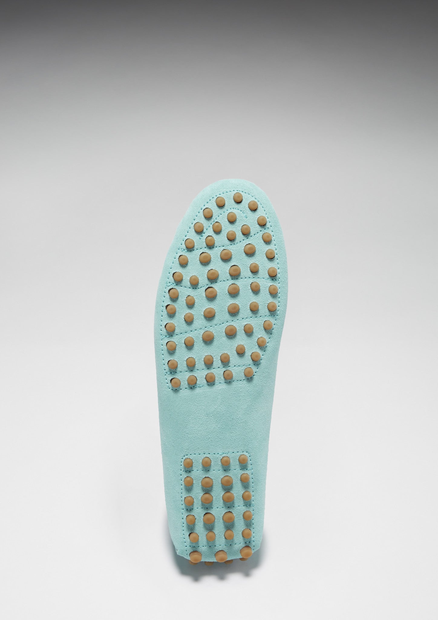 Hugs & Co Womens Tasselled Driving Loafers Aqua Suede