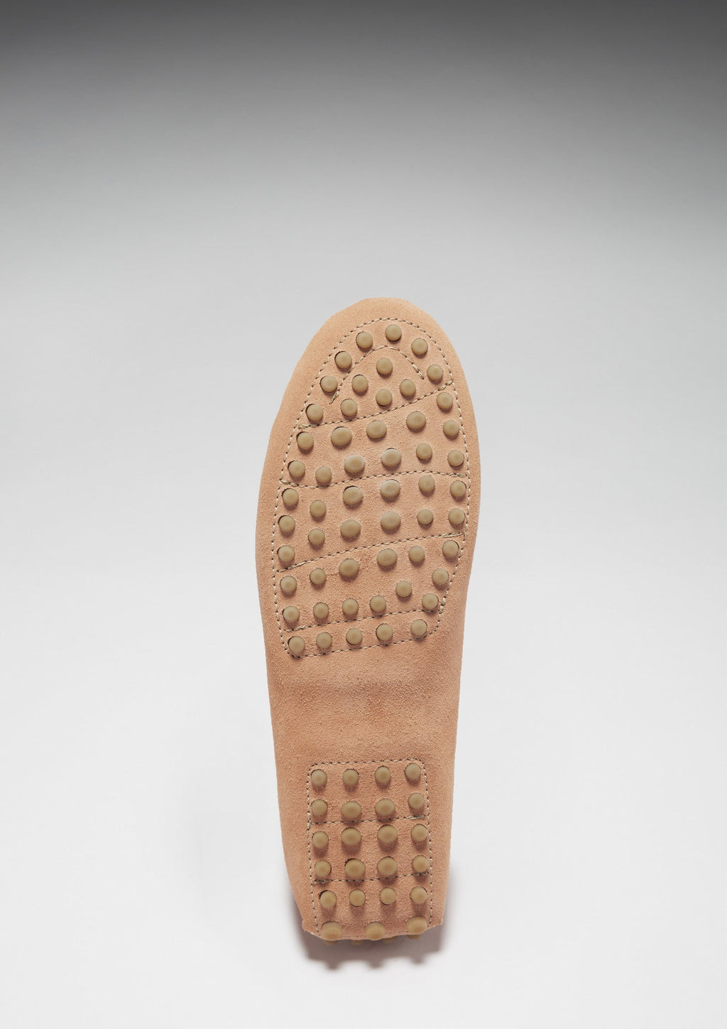 Hugs & Co Womens Tasselled Driving Loafers Peach Suede