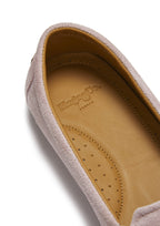 Hugs & Co Womens Tasselled Espadrilles Powder Pink Suede