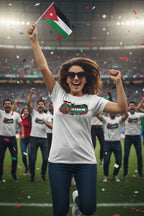 Jordan World Cup 2026 T-Shirt - Bold Graffiti Flag Design by StayClothed.com