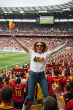 Belgium World Cup 2026 T-Shirt - Bold Graffiti Flag Design by StayClothed.com