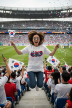 South Korea World Cup 2026 T-Shirt - Bold Graffiti Flag Design by StayClothed.com