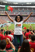 Portugal World Cup 2026 T-Shirt - Bold Graffiti Flag Design by StayClothed.com