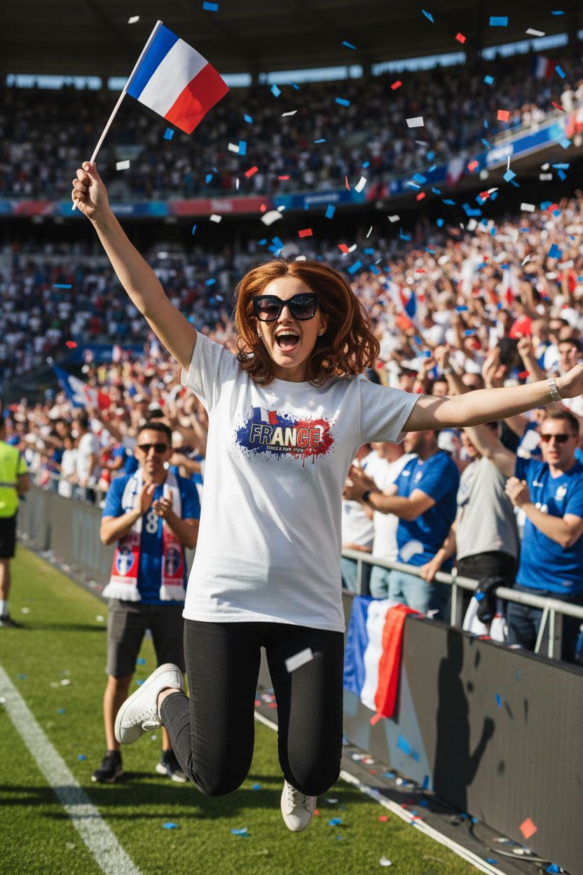 France World Cup 2026 T-Shirt - Bold Graffiti Design by StayClothed.com