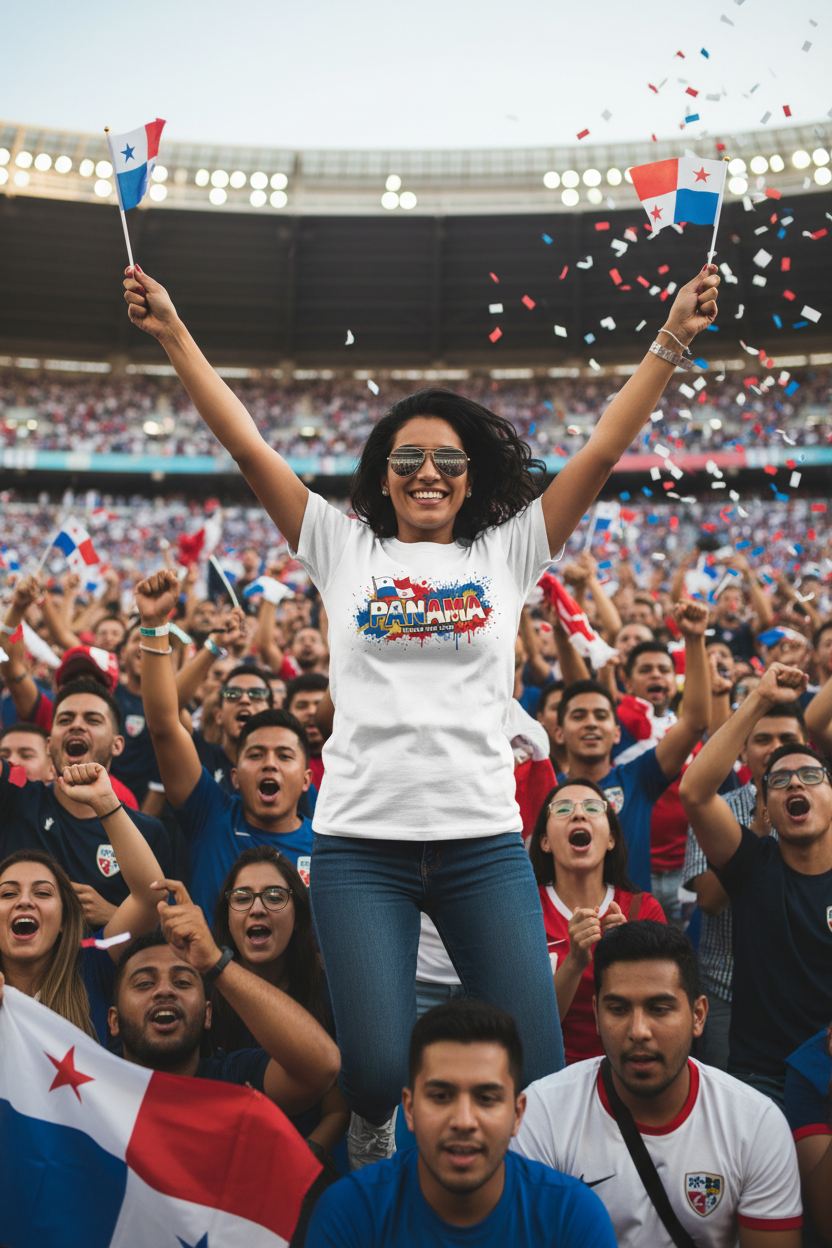 Panama World Cup 2026 T-Shirt - Bold Graffiti Flag Design by StayClothed.com