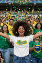 Brazil World Cup 2026 T-Shirt - Bold Graffiti Flag Design by StayClothed.com