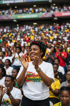 Ghana World Cup 2026 T-Shirt - Bold Graffiti Flag Design by StayClothed.com