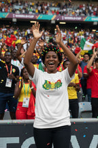 Senegal World Cup 2026 T-Shirt - Bold Graffiti Flag Design by StayClothed.com