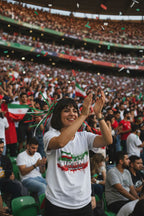 Iran World Cup 2026 T-Shirt - Bold Graffiti Flag Design by StayClothed.com