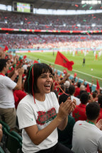 Morocco World Cup 2026 T-Shirt - Bold Graffiti Flag Design by StayClothed.com