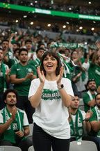 Saudi Arabia World Cup 2026 T-Shirt - Bold Graffiti Flag Design by StayClothed.com