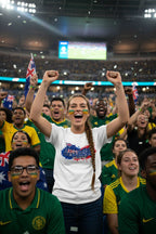 Australia World Cup 2026 T-Shirt - Bold Graffiti Flag Design by StayClothed.com