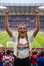 Croatia World Cup 2026 T-Shirt - Bold Graffiti Flag Design by StayClothed.com