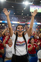 Paraguay World Cup 2026 T-Shirt - Bold Graffiti Flag Design by StayClothed.com