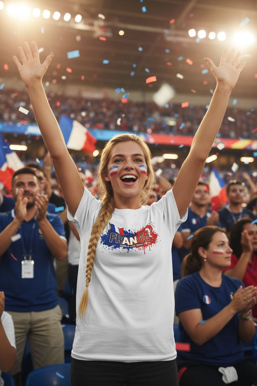 France World Cup 2026 T-Shirt - Bold Graffiti Design by StayClothed.com