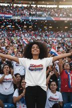 Paraguay World Cup 2026 T-Shirt - Bold Graffiti Flag Design by StayClothed.com