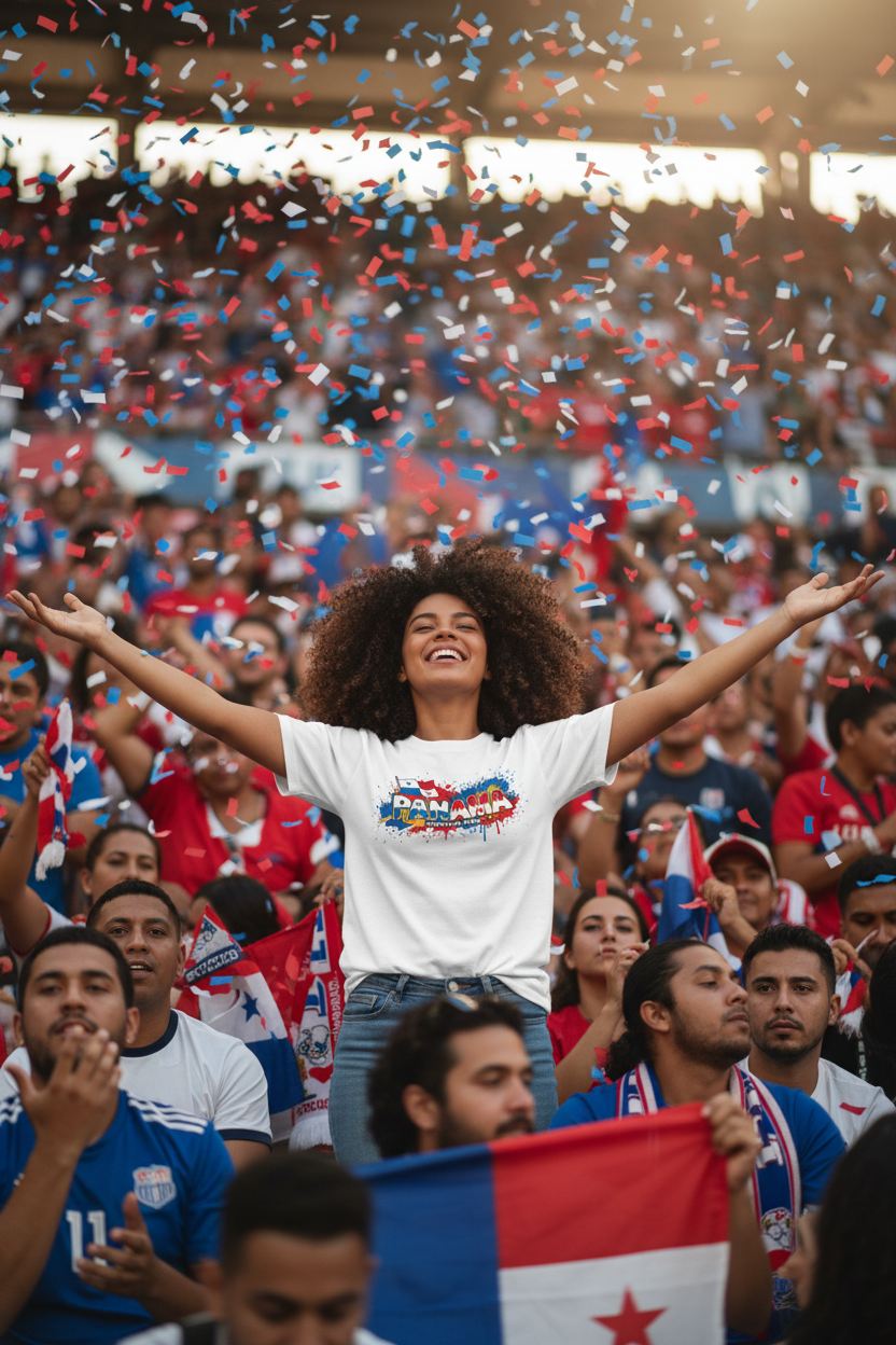 Panama World Cup 2026 T-Shirt - Bold Graffiti Flag Design by StayClothed.com