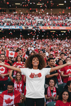 Canada World Cup 2026 T-Shirt - Bold Graffiti Flag Design by StayClothed.com