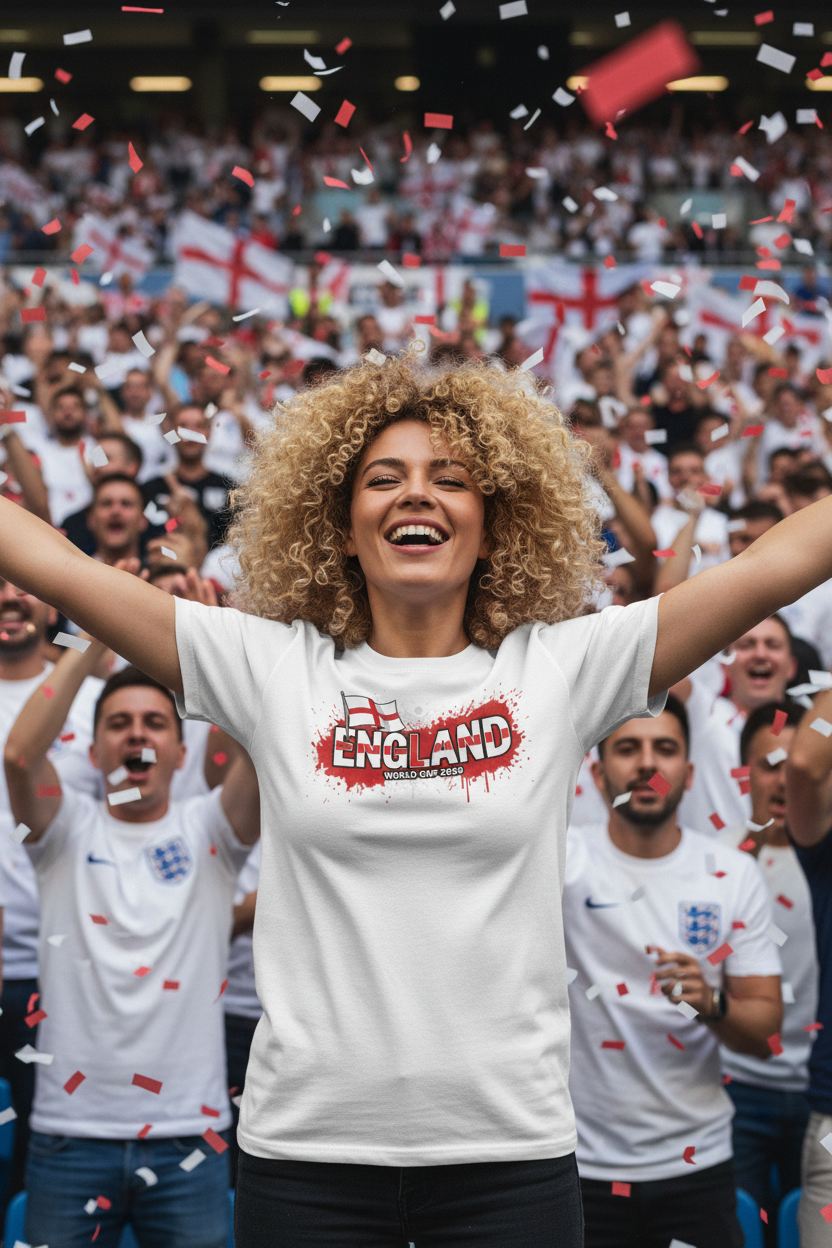 England World Cup 2026 T-Shirt - Bold Graffiti Design by StayClothed.com