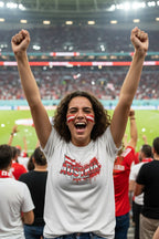 Austria World Cup 2026 T-Shirt - Bold Graffiti Flag Design by StayClothed.com