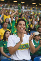 Brazil World Cup 2026 T-Shirt - Bold Graffiti Flag Design by StayClothed.com