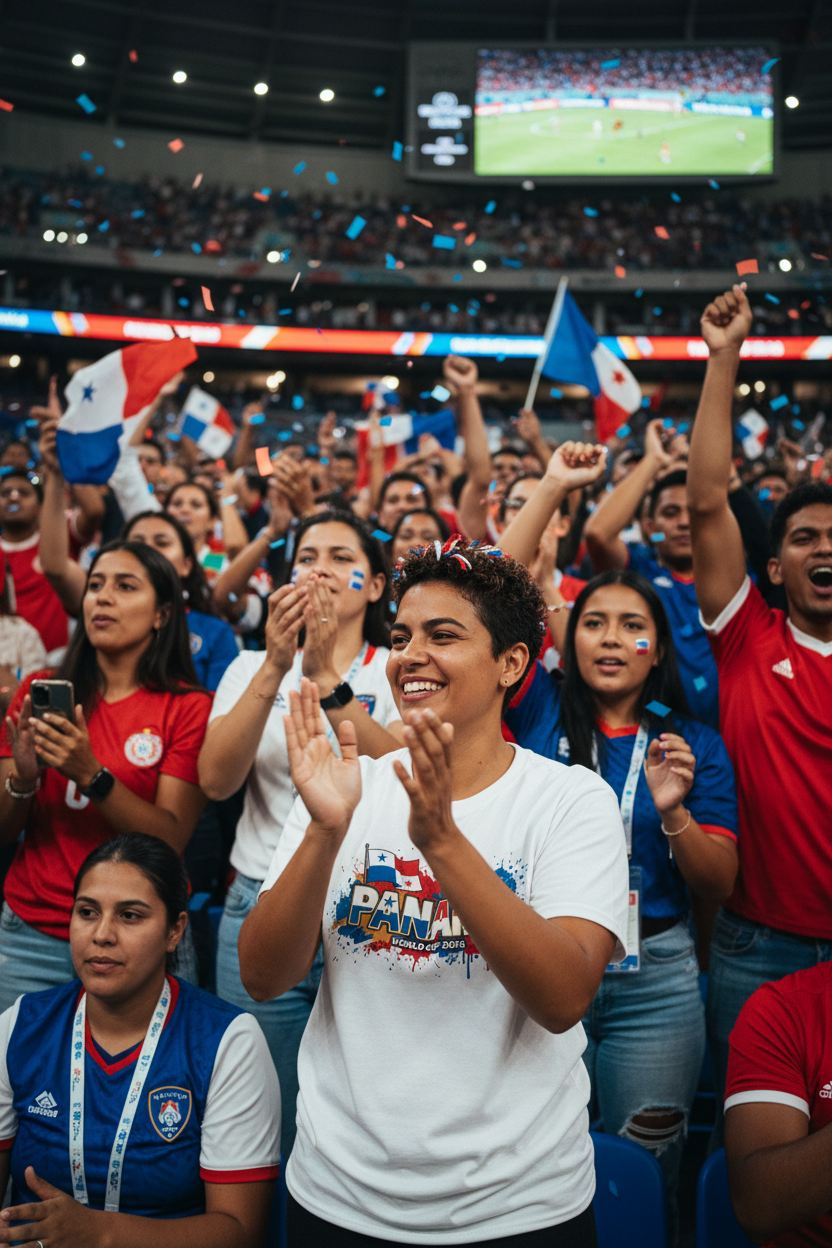 Panama World Cup 2026 T-Shirt - Bold Graffiti Flag Design by StayClothed.com