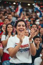 Paraguay World Cup 2026 T-Shirt - Bold Graffiti Flag Design by StayClothed.com