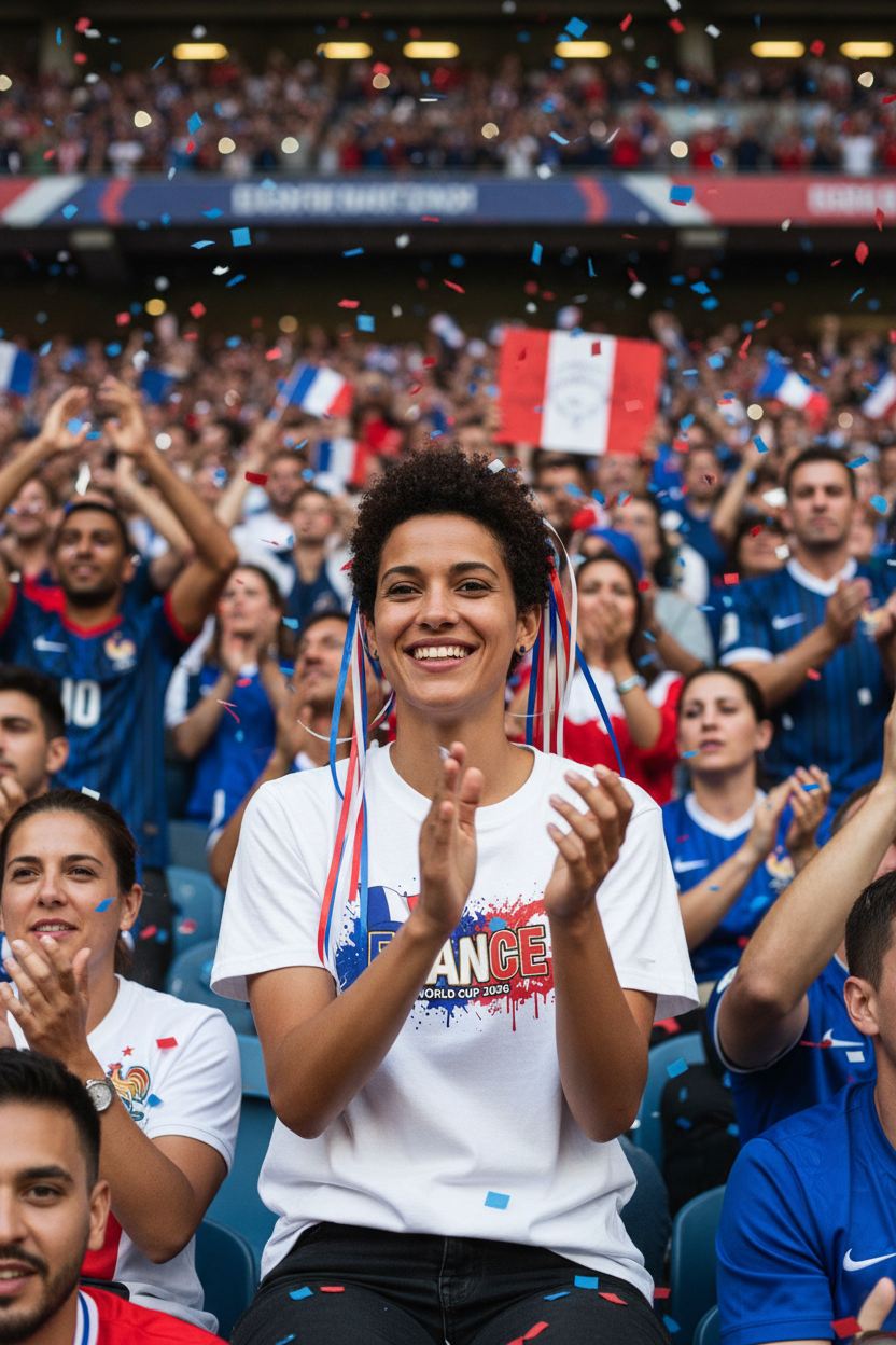 France World Cup 2026 T-Shirt - Bold Graffiti Design by StayClothed.com
