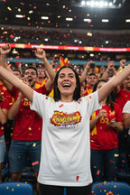 Spain World Cup 2026 T-Shirt - Bold Graffiti Flag Design by StayClothed.com