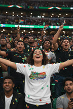 South Africa World Cup 2026 T-Shirt - Bold Graffiti Flag Design by StayClothed.com