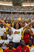 Ghana World Cup 2026 T-Shirt - Bold Graffiti Flag Design by StayClothed.com