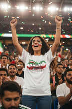 Iran World Cup 2026 T-Shirt - Bold Graffiti Flag Design by StayClothed.com