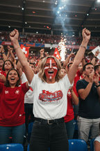 Switzerland World Cup 2026 T-Shirt - Bold Graffiti Flag Design by StayClothed.com