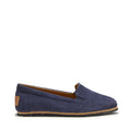 Hugs & Co Womens Continental Espadrilles Navy Blue Suede