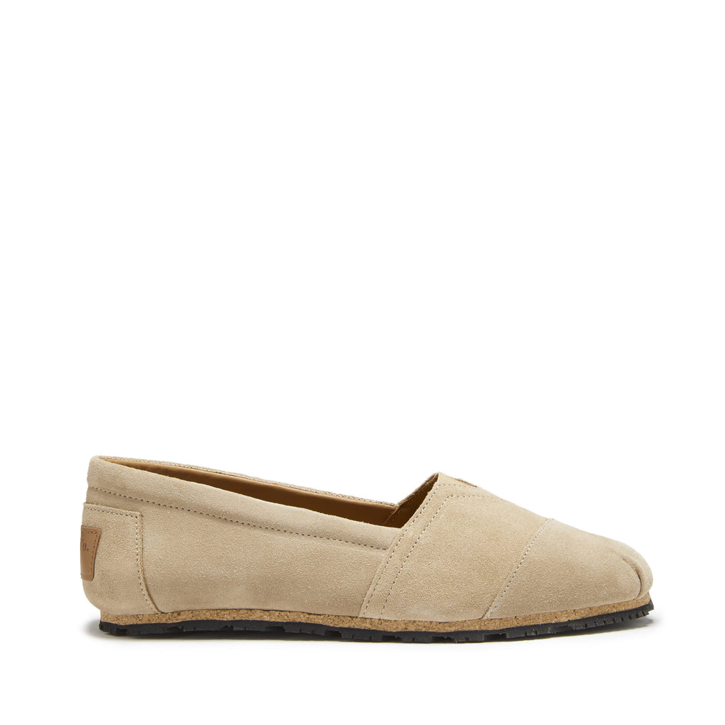 Hugs & Co Womens Chukka Espadrilles Taupe Suede