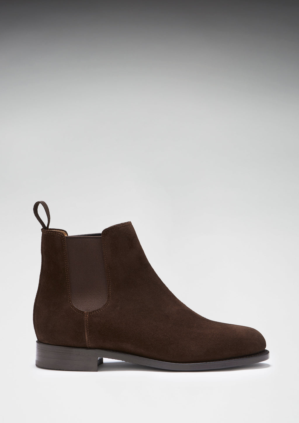 Hugs & Co Womens Brown Suede Chelsea Boots Welted Leather Sole
