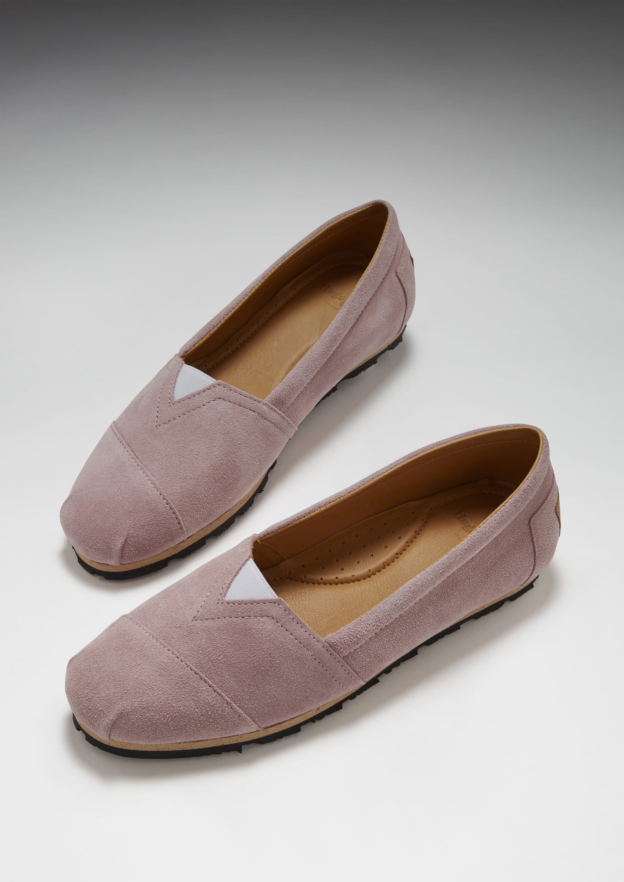 Hugs & Co Womens Chukka Espadrilles Powder Pink Suede
