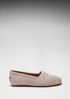 Hugs & Co Womens Chukka Espadrilles Powder Pink Suede