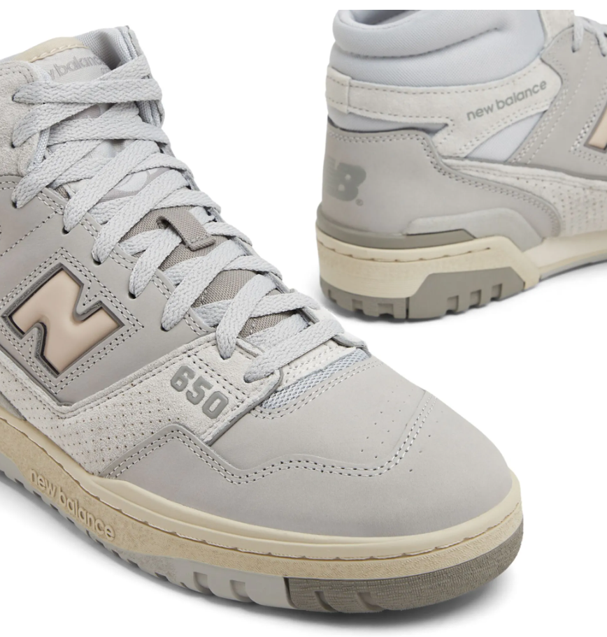 New Balance 650 Mens Leather High-Top Sneakers UK 6.5 EU 40