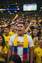 Colombia World Cup 2026 T-Shirt - Bold Graffiti Flag Design by StayClothed.com