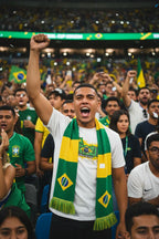 Brazil World Cup 2026 T-Shirt - Bold Graffiti Flag Design by StayClothed.com
