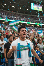 Uzbekistan World Cup 2026 T-Shirt - Bold Graffiti Flag Design by StayClothed.com