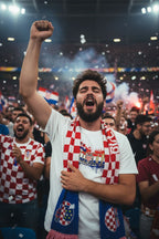 Croatia World Cup 2026 T-Shirt - Bold Graffiti Flag Design by StayClothed.com